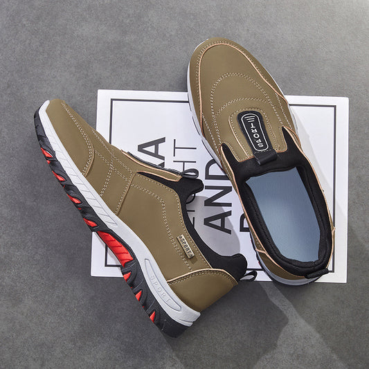 Men's Plus Size Slip-on Walking Soft Sole Casual Shoes