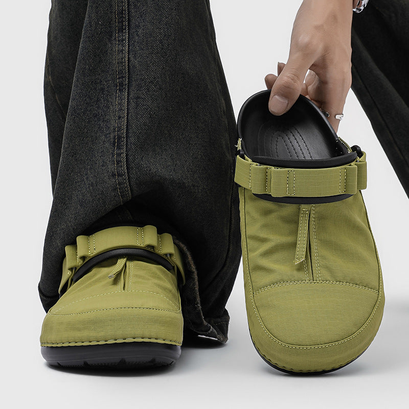 Women's & Men's Closed Toe Half Outdoor Trend Commuter Platform Sandals