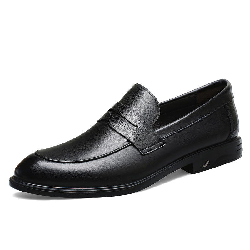 Men's On Comfortable Cowhide Surface Groom Wedding Men's Casual Leather Shoes