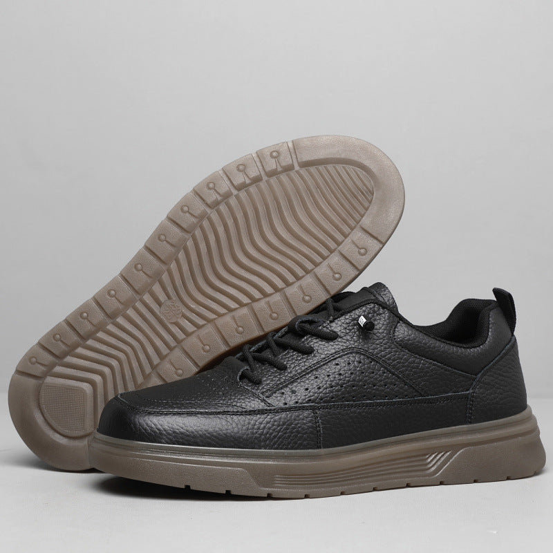 Men's Hollow Soft Surface Platform Breathable One Men's Shoes