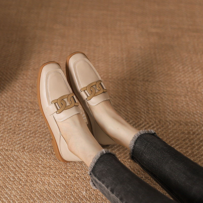 Women's Flat Spring Authentic British Style Pumps Casual Shoes