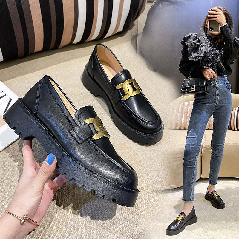 Women's Flat Bottom Slip On Pumps Preppy Women's Casual Shoes