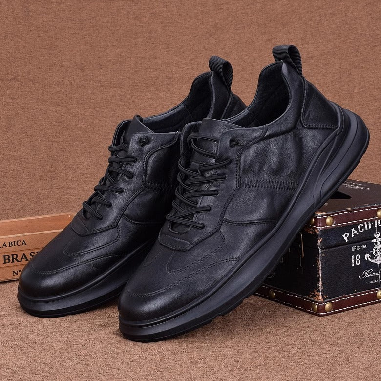 Men's Genuine Sports Fashionable Autumn Versatile Trend Leather Shoes