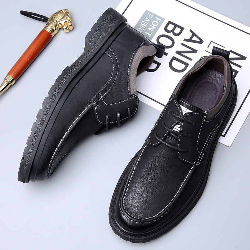 Men's Autumn Trendy Genuine England Style Retro Leather Shoes
