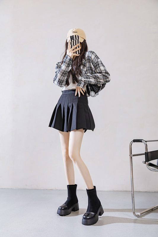 Women's High Autumn Korean Style Versatile Small Casual Shoes