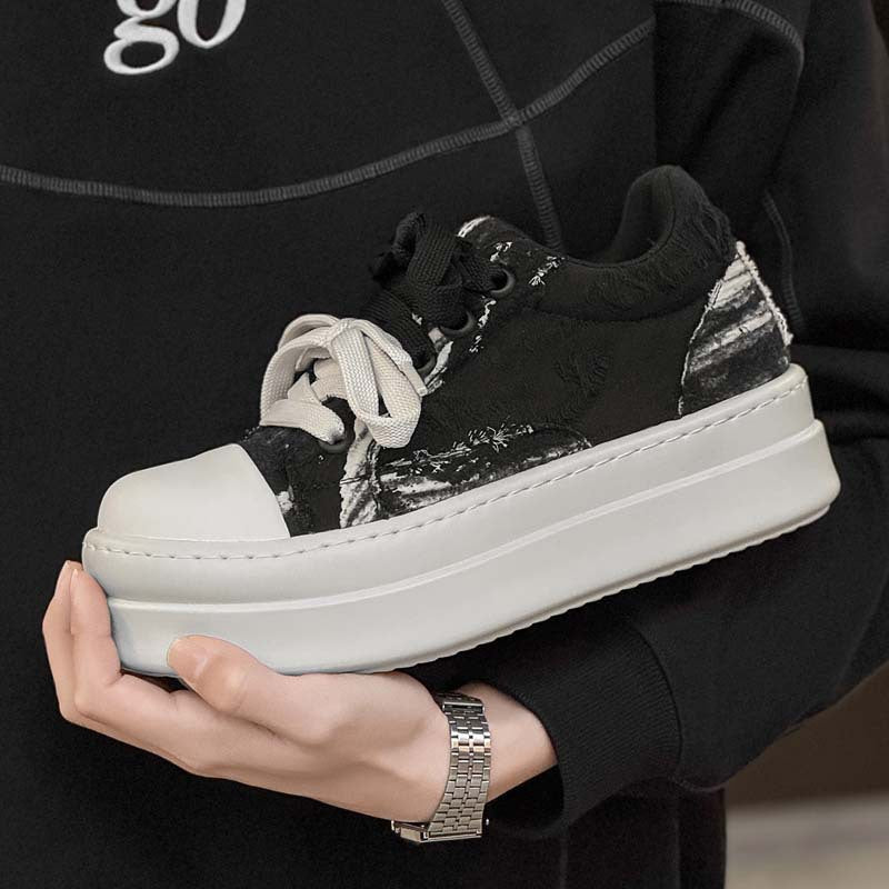 Women's & Men's Increasing Ugly Cute Big Head Bread Men's Casual Shoes