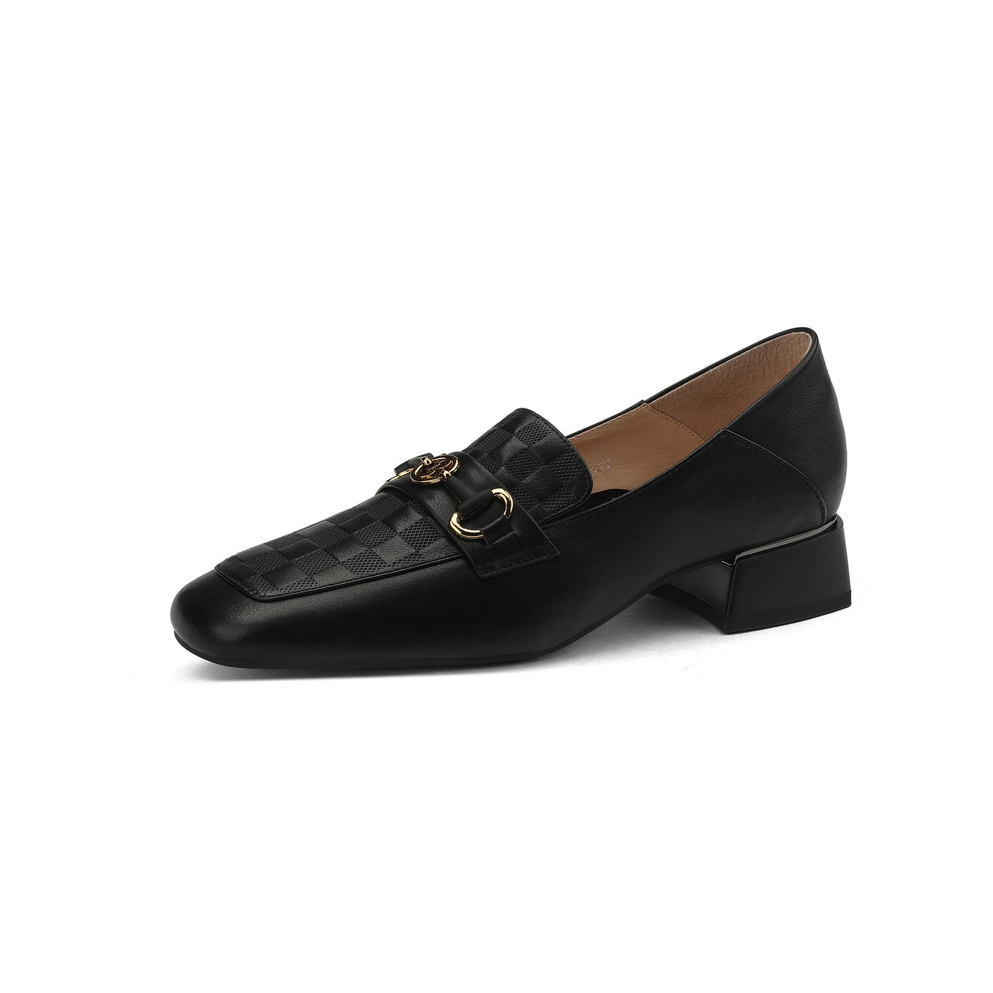 Women's Versatile Single-layer Chunky British Mid One Women's Shoes