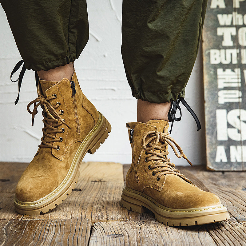Men's British Style High Street Outdoor Leisure Vintage Boots