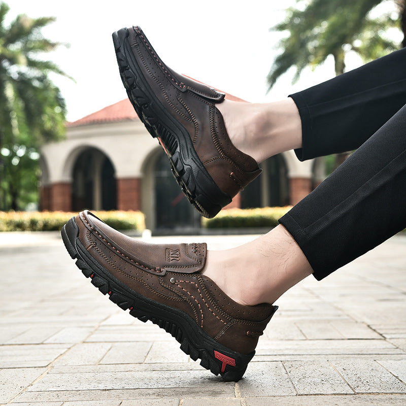 Men's Large Size Breathable Latex Insole Casual Shoes