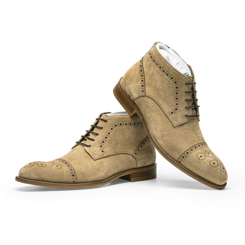 Within Hours Chelsea Retro Matte Business Formal Boots