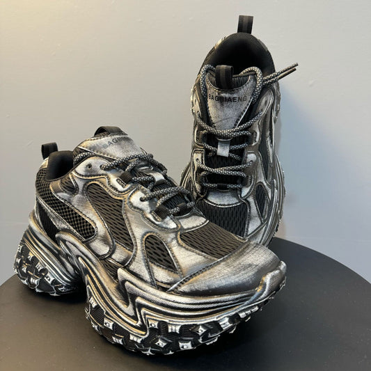 Mesh Surface Dad Couple Increased Fashion Sneakers