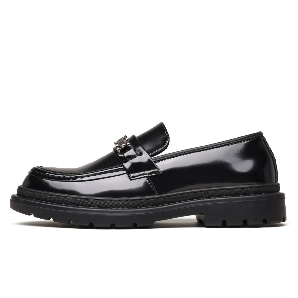 Men's Stylish Glossy Formal Business Slip-on Leather Shoes