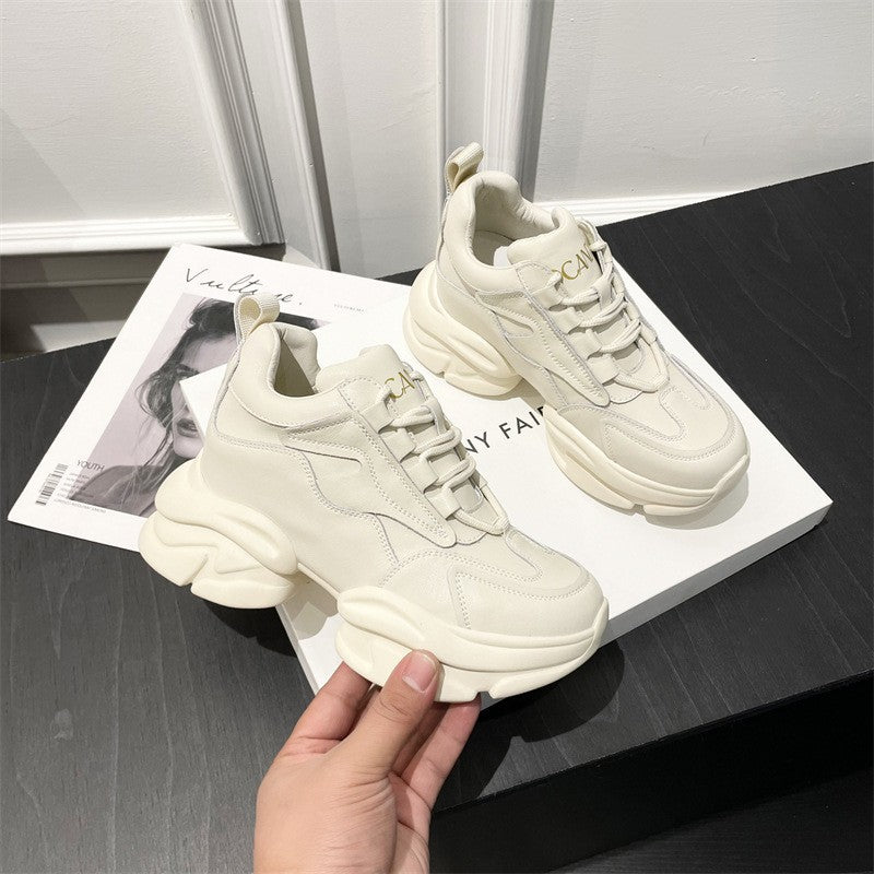 Women's Increasing Insole Dad Spring Platform Soft Bottom Women's Sports Shoes