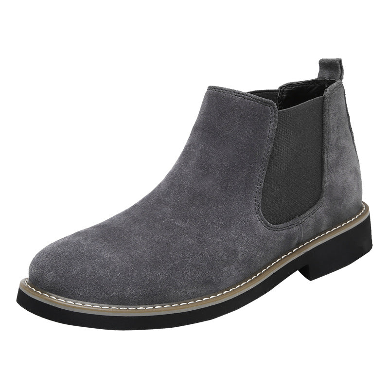 Men's Invisibly Heightened Business British Soft Bottom Leather Shoes