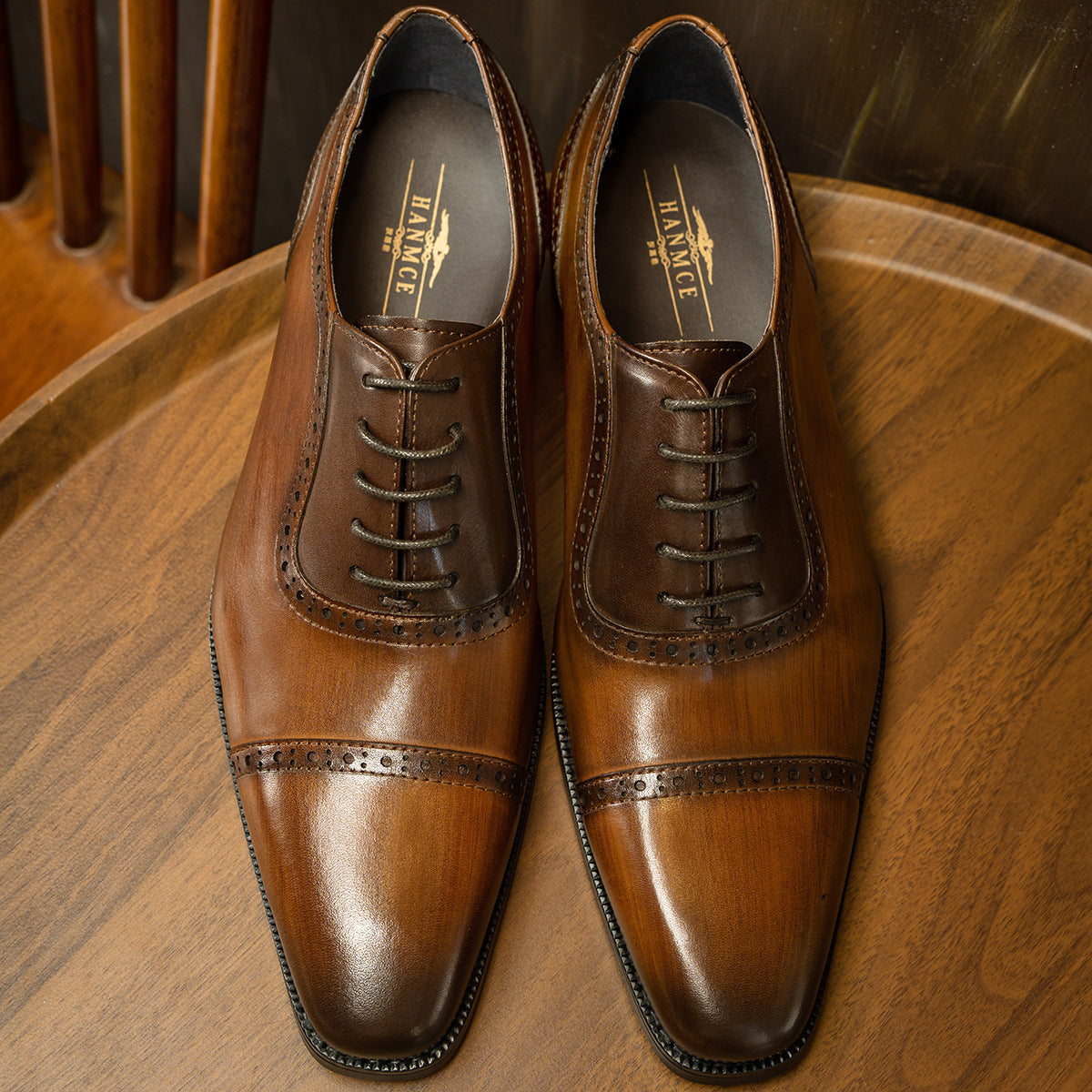 Men's Fashion Two-way Autumn Oxford Formal Leather Shoes