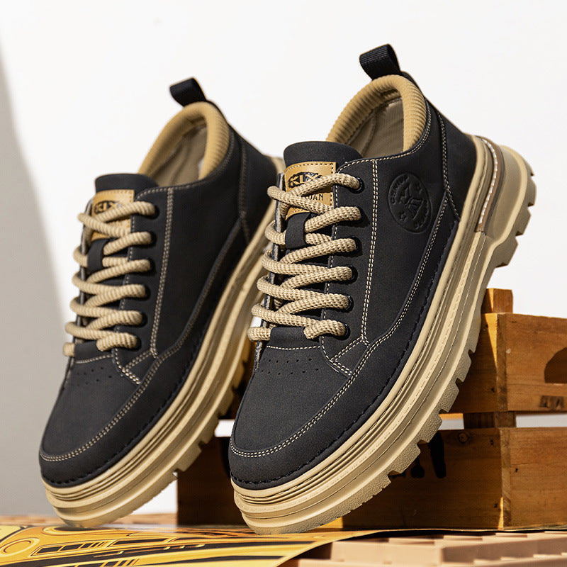 Men's Board Raise The Bottom Versatile Outdoor Clothes Sneakers