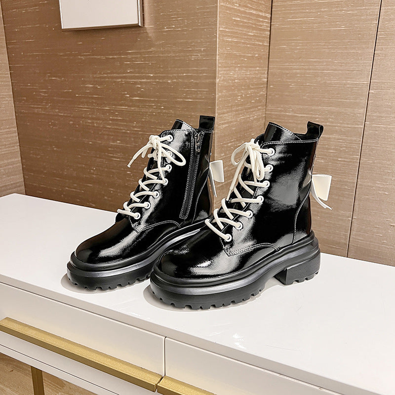Women's Bow Sock Fashion Tie Lolita Length Boots