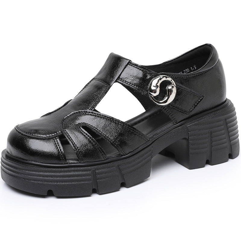 Women's Closed Toe Roman Summer Retro Platform Sandals