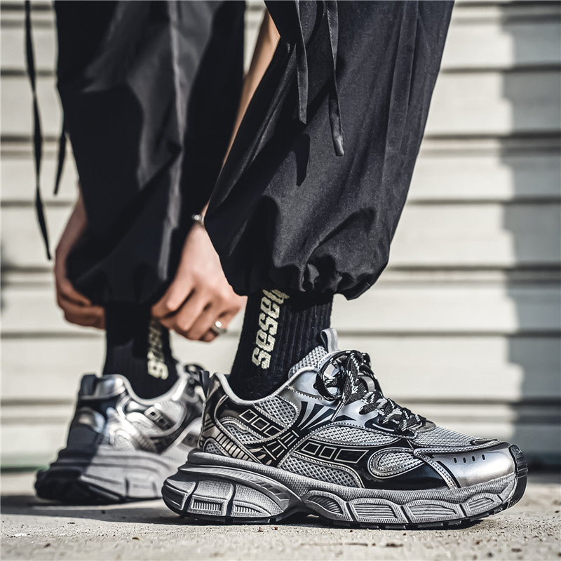 Men's Summer Mesh Platform Dad Trendy Wild Sneakers