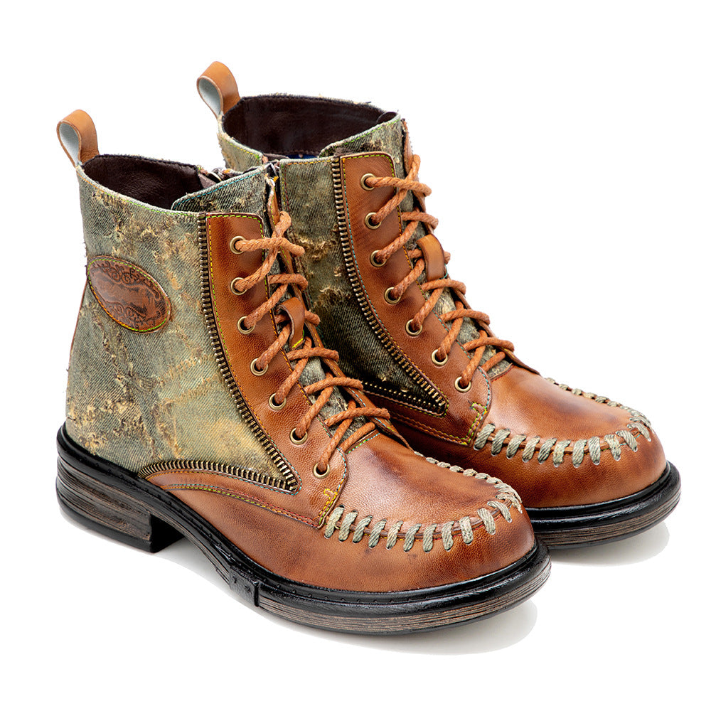 Women's Beautiful Classic Thick Stitching Martin Women's Shoes