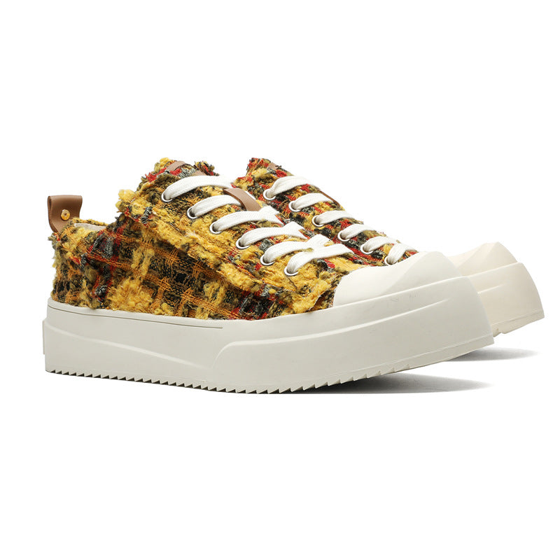 Women's & Men's Classic Style Niche Design Couple Board Canvas Shoes