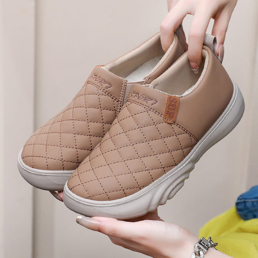 Women's Platform Mother Slip-on Soft Bottom Bread Casual Shoes