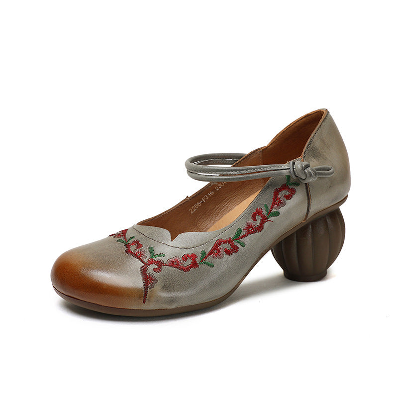 Women's Handmade Retro High Ethnic Style Embroidered Casual Shoes