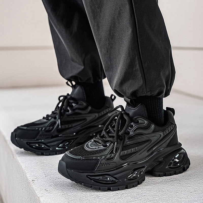 Men's Warrior Elevator Autumn Platform Boys High-grade Fashion Fried Street Daddy Men's Shoes