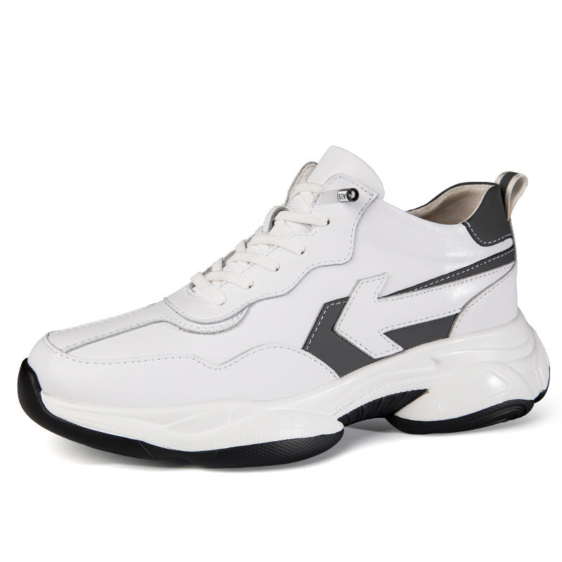 Men's Elevator Autumn Breathable Sports Invisible Height Sneakers