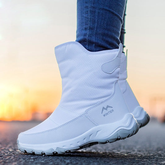 Women's Northeast Thickened Warm Fleece Lined Cotton Snow Boots