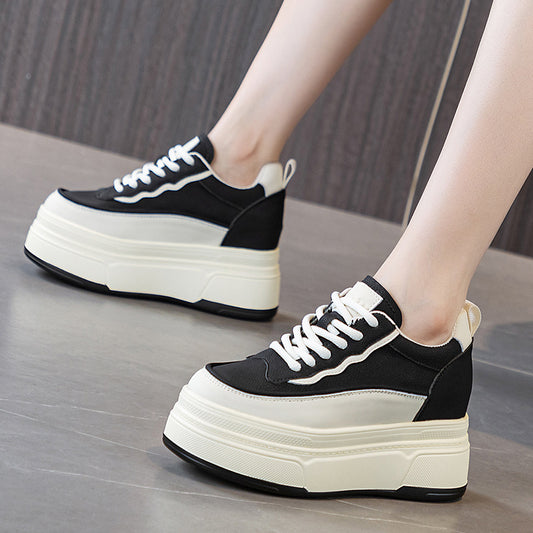 High Platform Height Increasing Insole Small Versatile Single-layer Sneakers