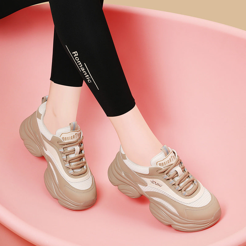 Women's Dad Thick Bottom Height Increasing Insole Women's Casual Shoes