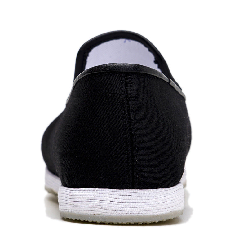 Men's Handmade Venetian Cloth Lazy Flat Dad Canvas Shoes