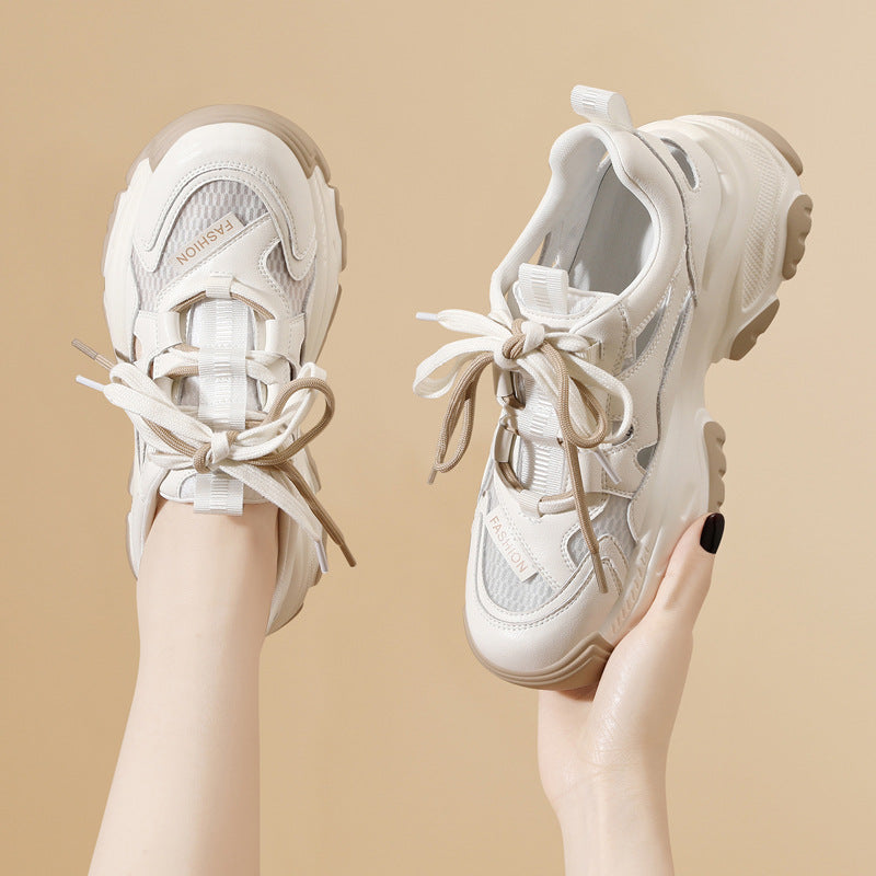 Women's Height Increasing Insole Dad Mesh Breathable Sneakers