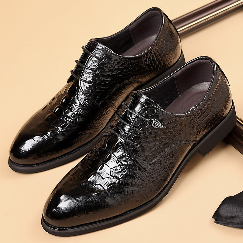 Men's First Layer Pure Cattlehide Inner Genuine Cowhide Soft Men's Casual Leather Shoes