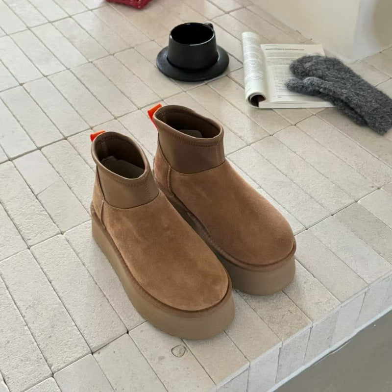 Women's Winter Socks Thick-soled Pencil Stretch Snow Boots