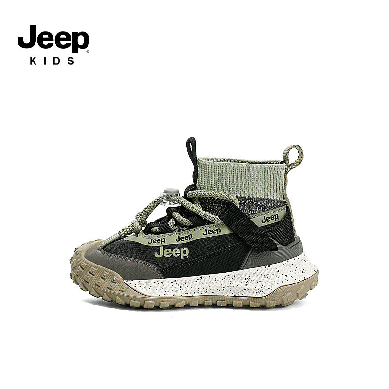Children's High Top Boy Fleece-lined Winter Soft Kid's Sneakers