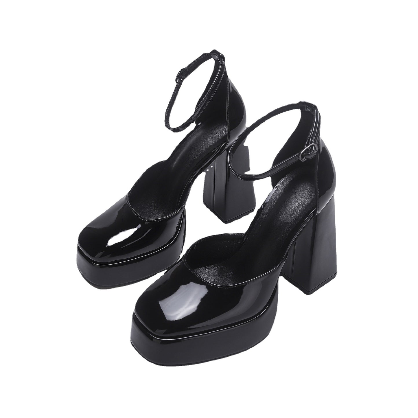 Women's Mary Jane High Chunky Barbie Waterproof Heels