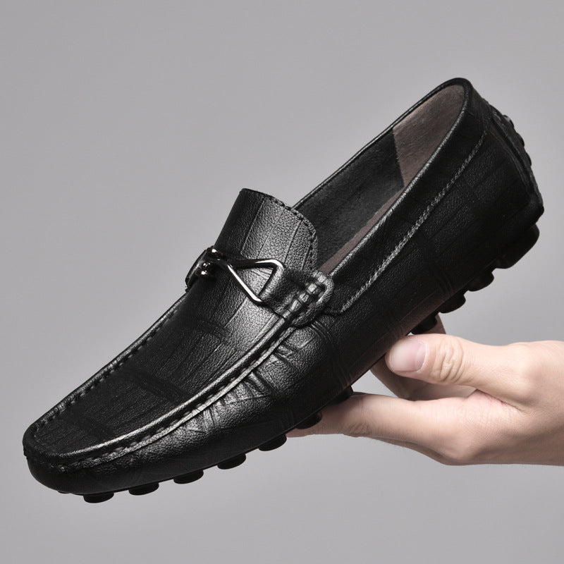 Men's Slip-on Height Increasing Insole Driving Spring Loafers