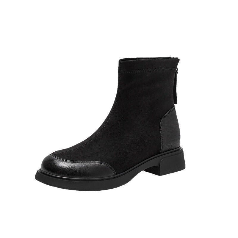 Women's Martin For Skinny Thick Bottom Elastic Boots