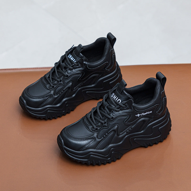 Women's Height Increasing Insole Dad Feet Small Platform Thin Women's Casual Shoes