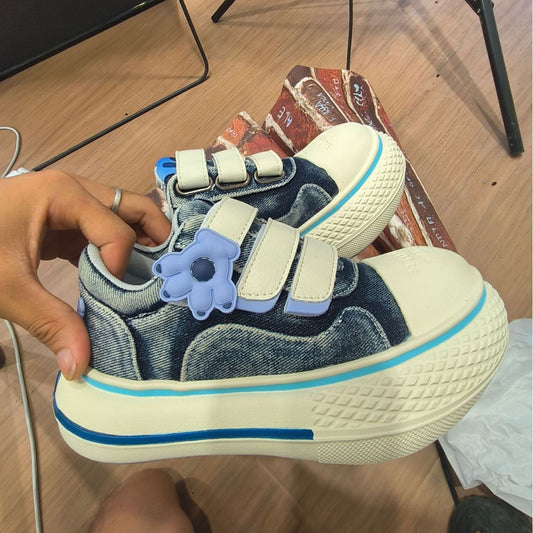 Men's Stitch Spring Breathable Thick-soled Height Increasing Canvas Shoes