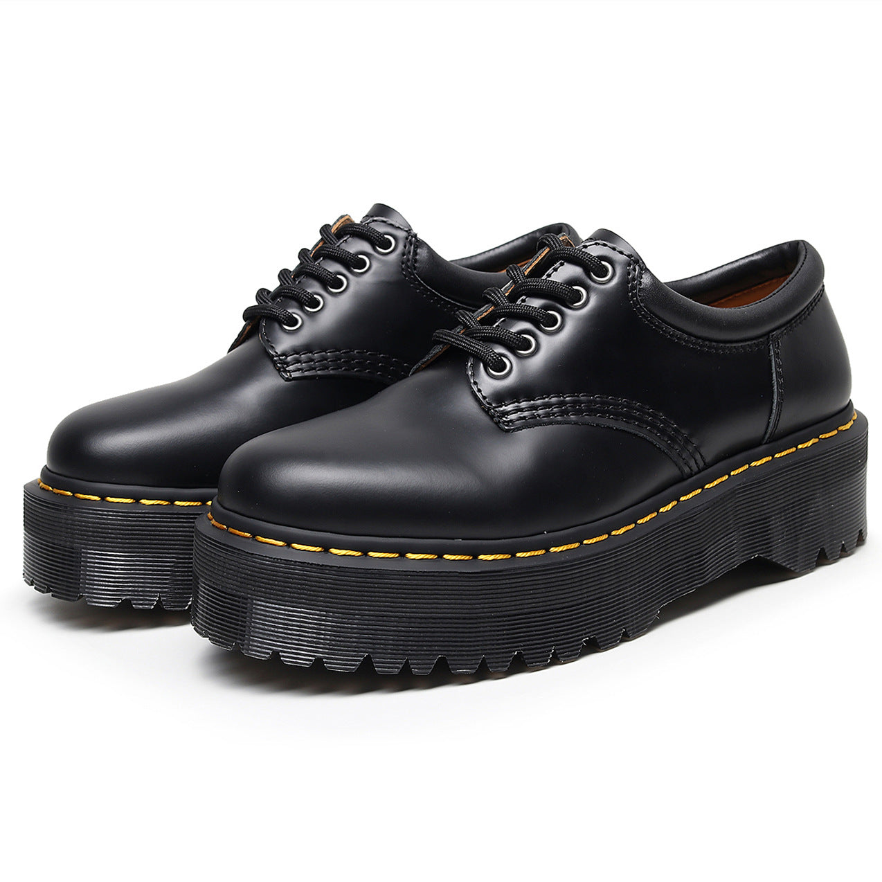Fashion Small Four Platform Height Increasing Loafers