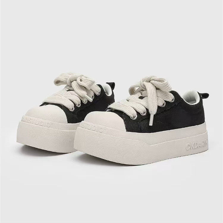 Men's Niche Skate Thick Sole Increased Fashionable Men's Casual Shoes