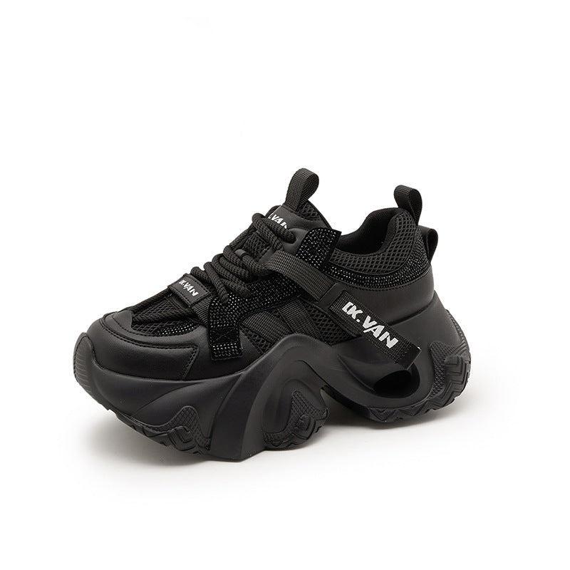 Women's Dad Autumn Breathable Sports Double Mesh Casual Shoes