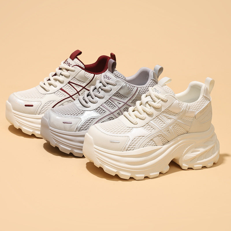 Women's Dad Platform Height Increasing Insole Women's Sports Shoes