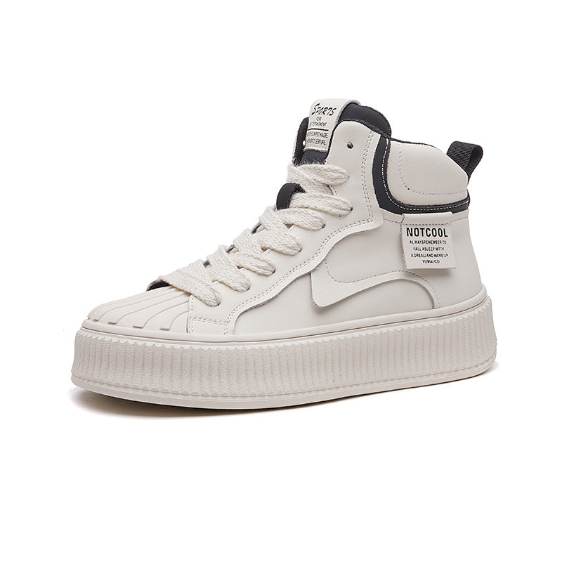 Women's Top White Korean Style Thick Bottom Women's Sports Shoes