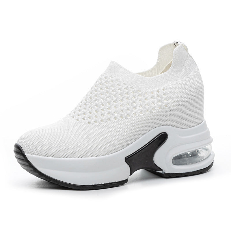 Women's Autumn Lightweight Breathable Running Air Cushion Casual Shoes