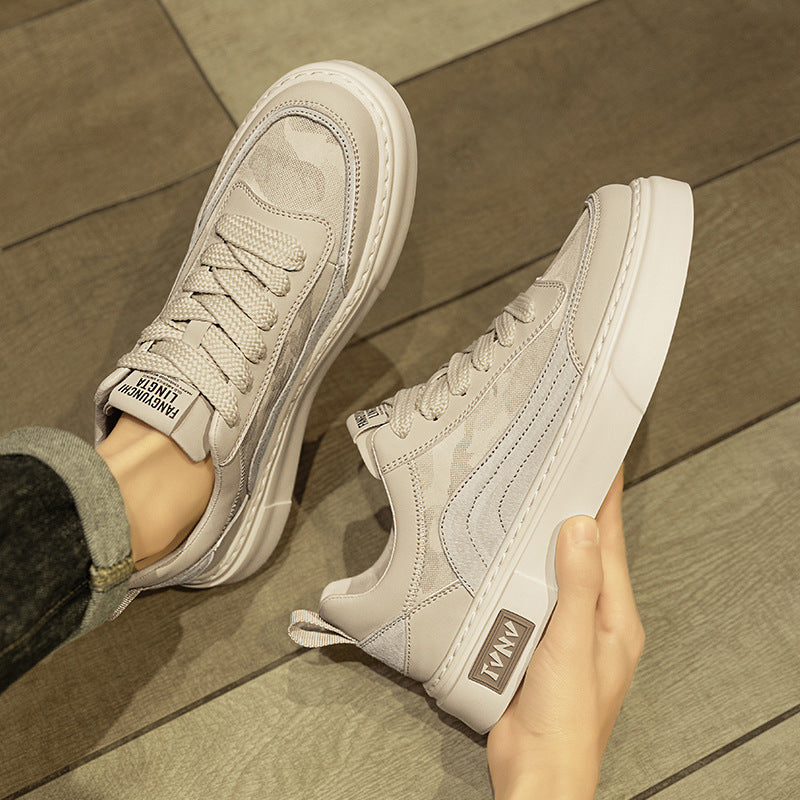 Men's Spring Trendy Fashionable Man White Comfortable Men's Shoes