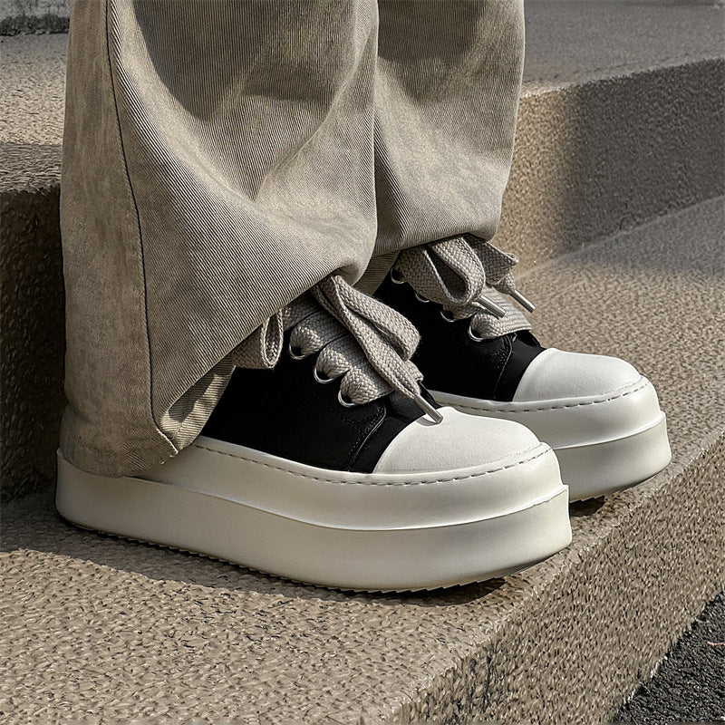 Men's Foundation American High Street Fashion Black Sneakers